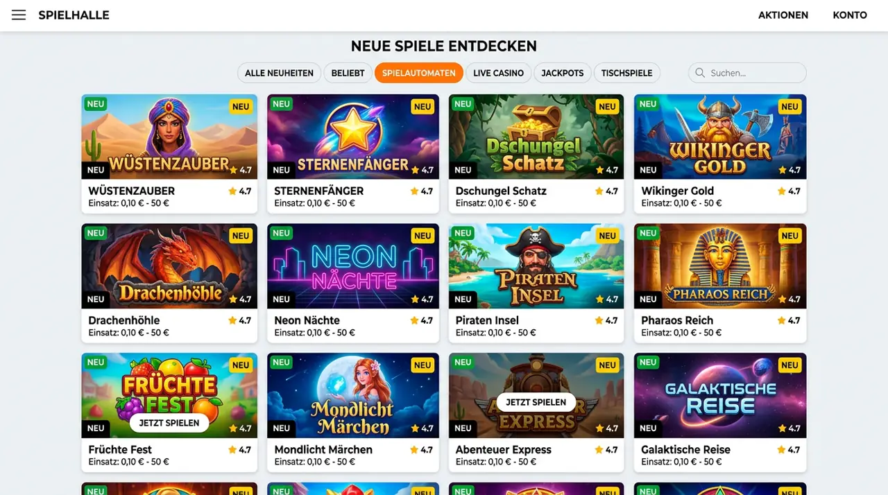 Neuheiten — Asino